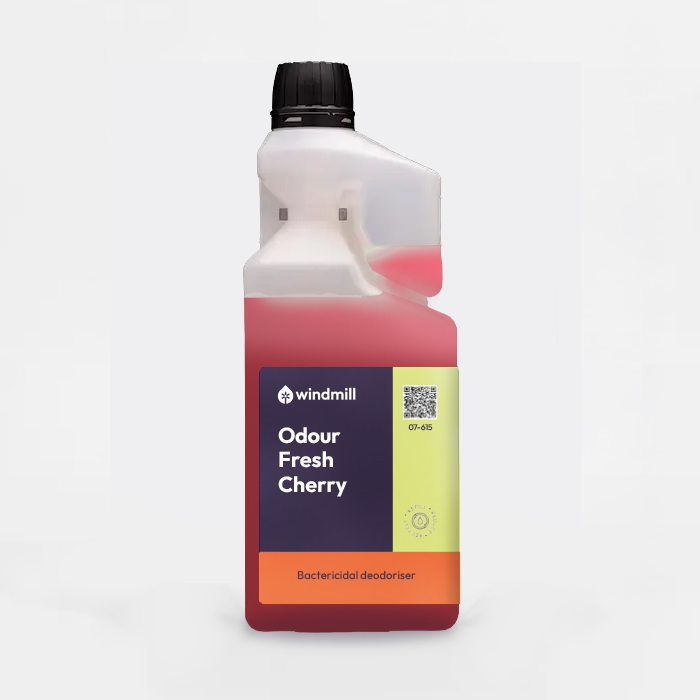 Windmill Odour Fresh Cherry - Bactericidal Deodoriser - 1L - Windmill Refill Recharger